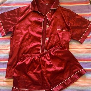 Satin pajama set